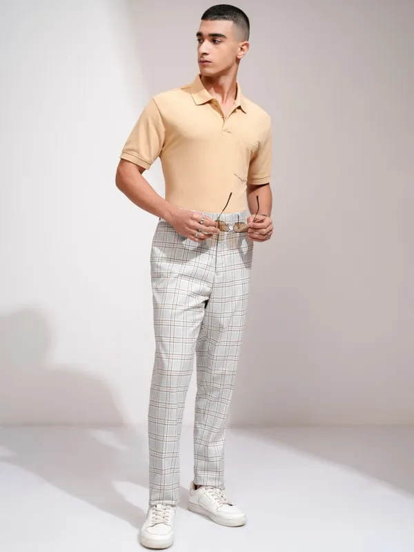 Solid Polo Collar T-Shirt