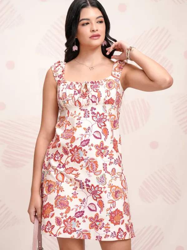 Printed Sheath Dress