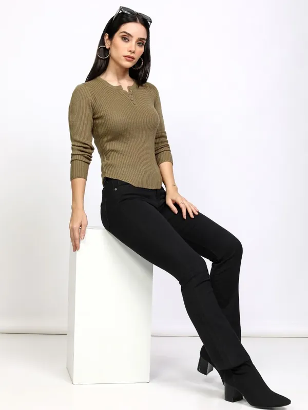 Women Cable Knit Sweater