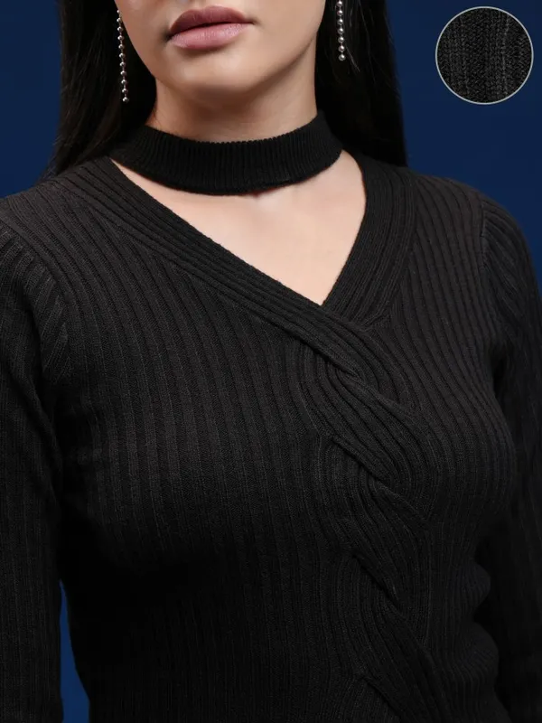 Women Solid Sweater