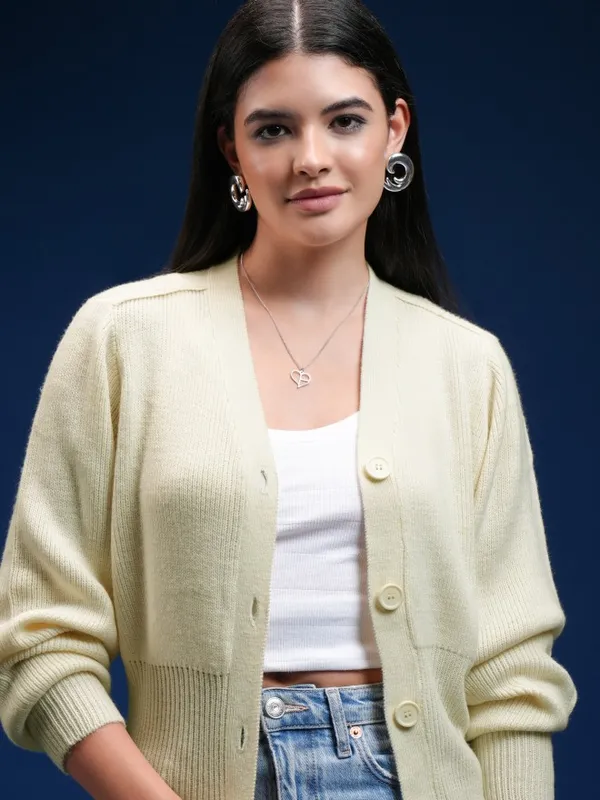 Women Solid Sweater