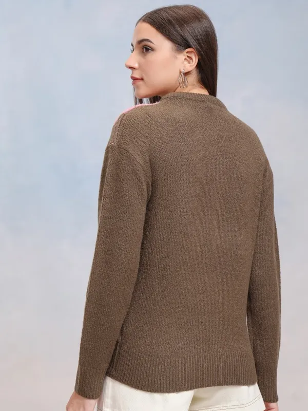 Women Cable Knit Sweater