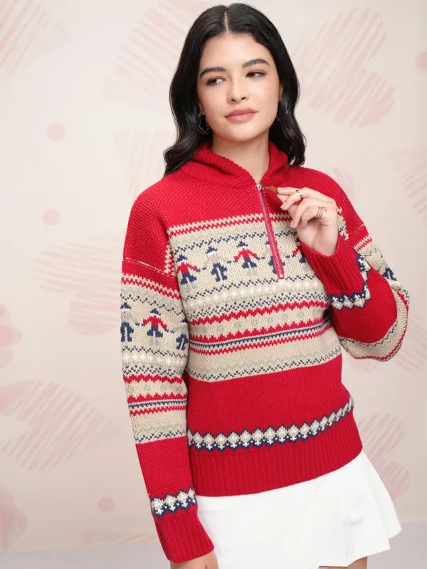 Women Cable Knit Sweater