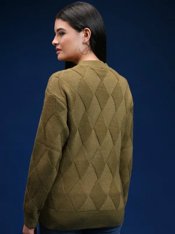 Women Cable Knit Sweater