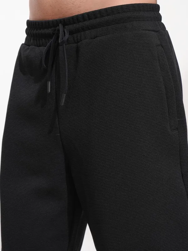 Highlander Men Black T-Shirt With Shorts Co-Ords