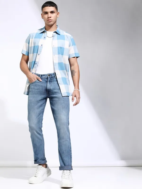 Highlander Men Blue Slim Fit Stretchable Jeans