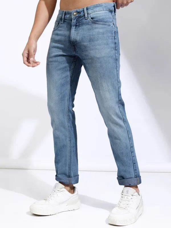 Highlander Men Blue Slim Fit Stretchable Jeans