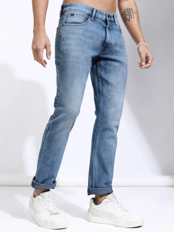 Highlander Men Blue Slim Fit Stretchable Jeans