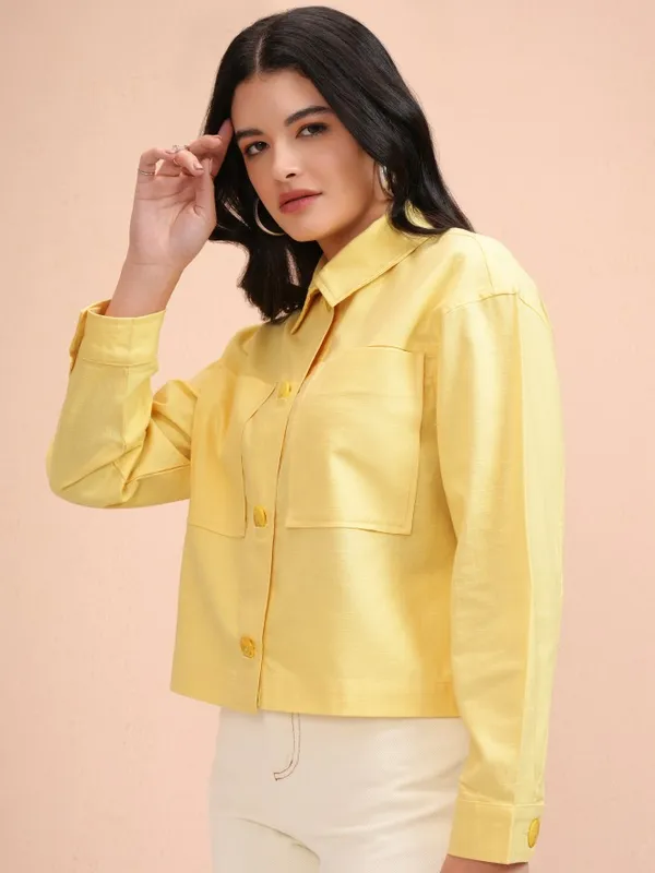 Women Solid Oversized Fit Casual Shirt