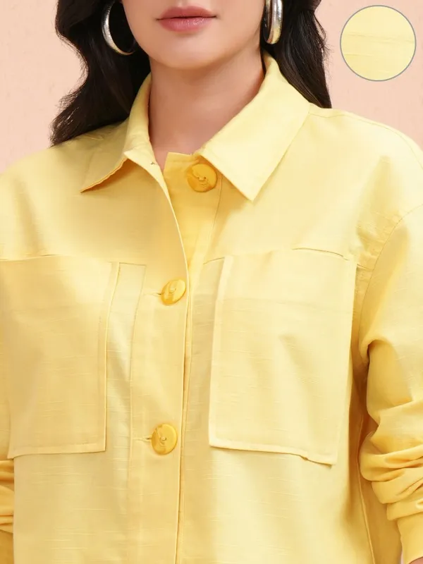 Women Solid Oversized Fit Casual Shirt
