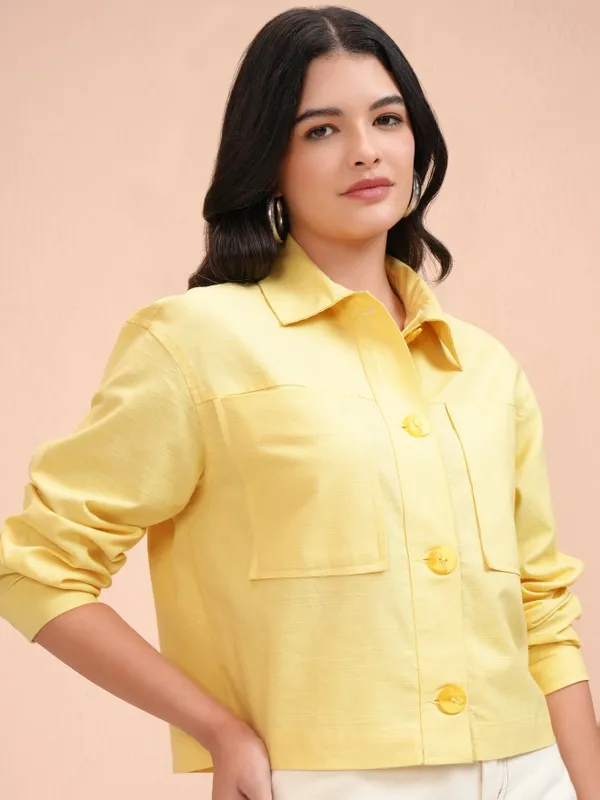 Women Solid Oversized Fit Casual Shirt