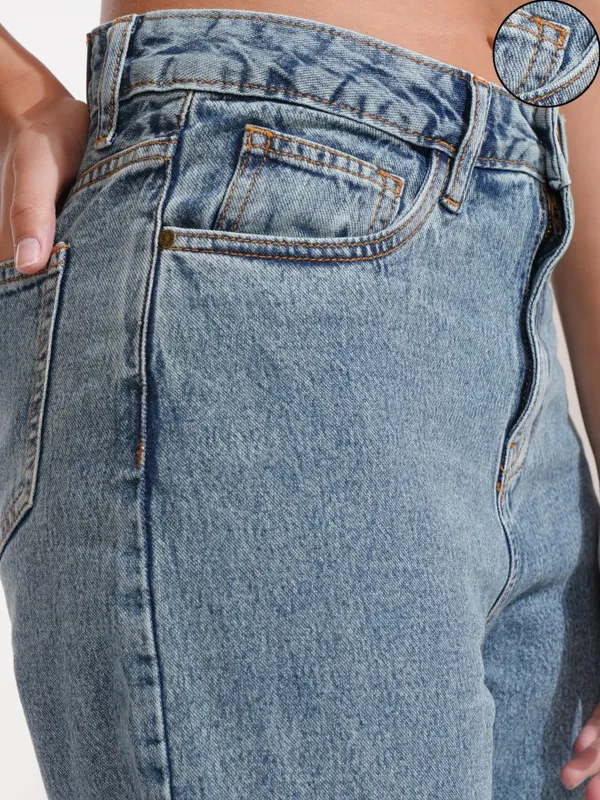 Tokyo Talkies Women Blue Tapered Fit Jeans