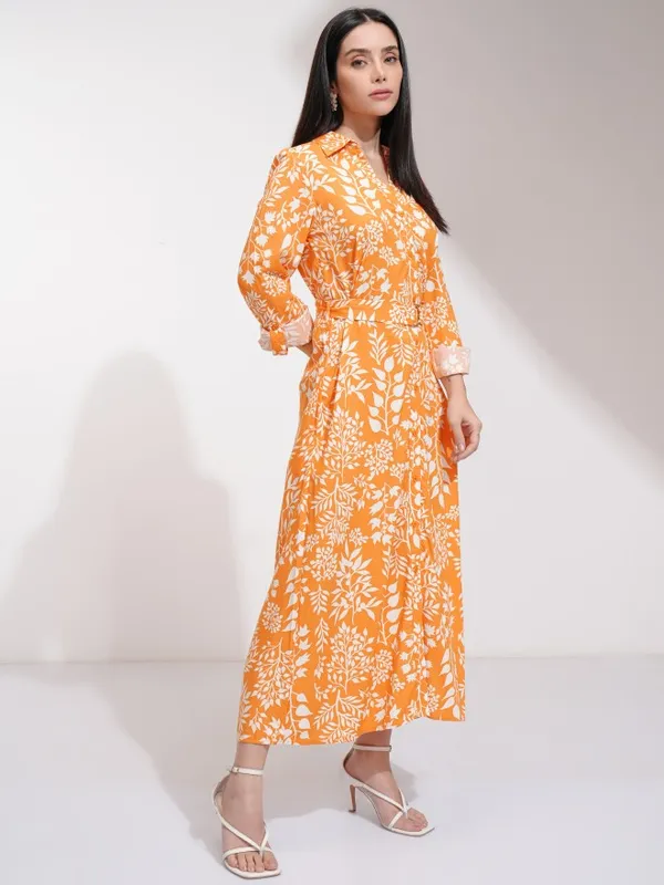 Printed Shirt Dress