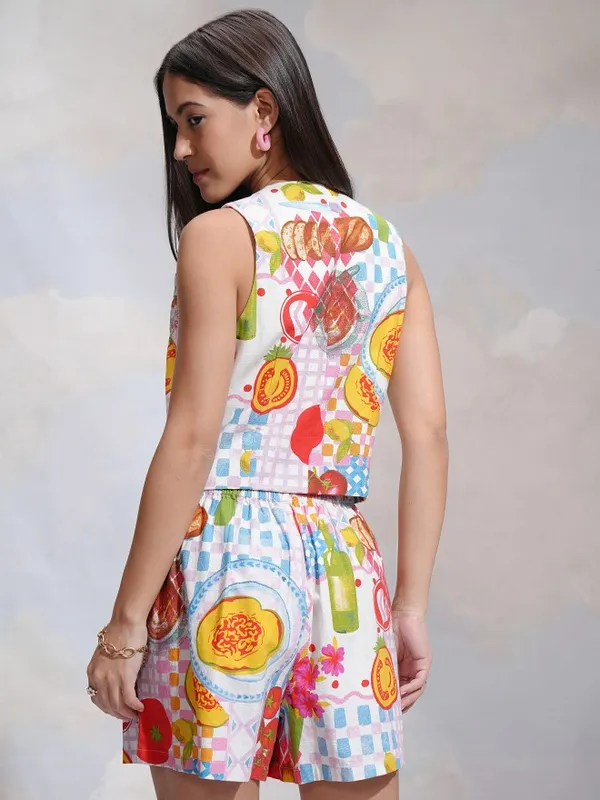 Women Blazer With Short Co-Ords