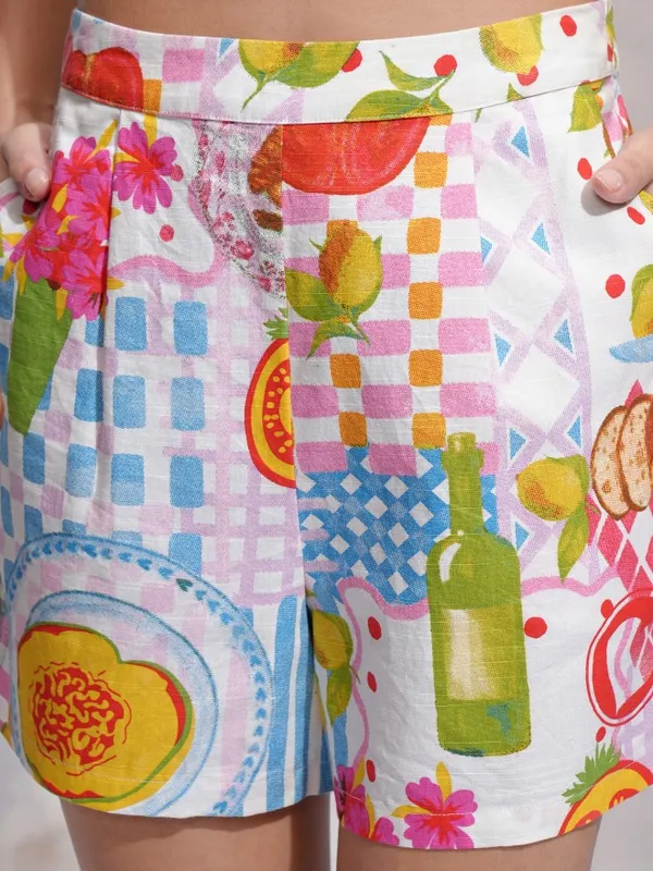 Women Blazer With Short Co-Ords