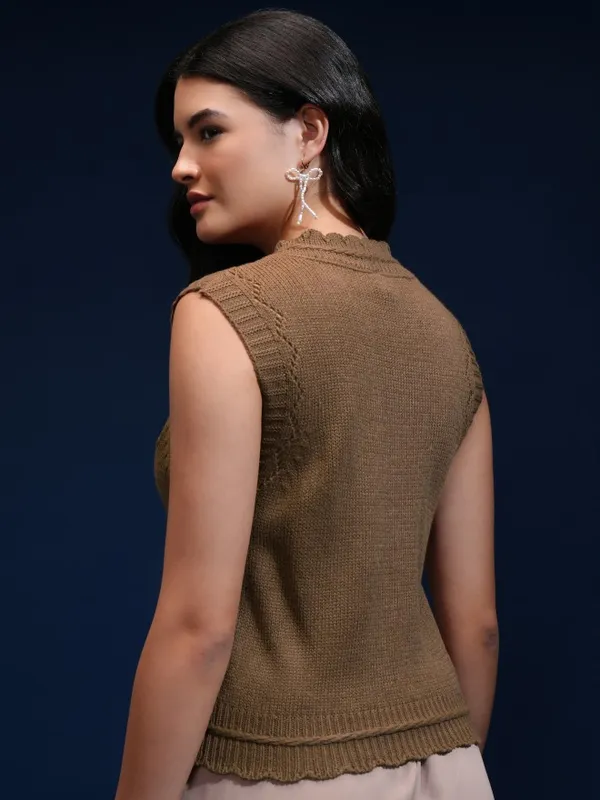 Women Embroidered Sweater