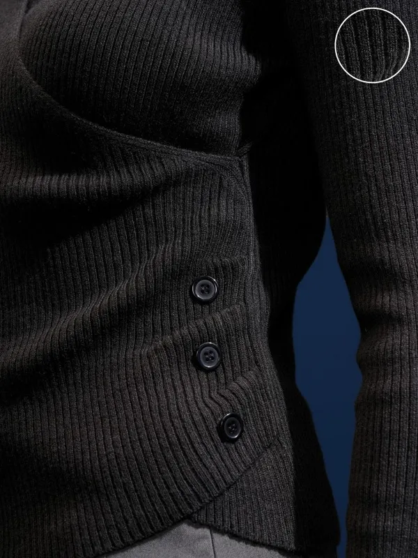 Women Self Design Sweater