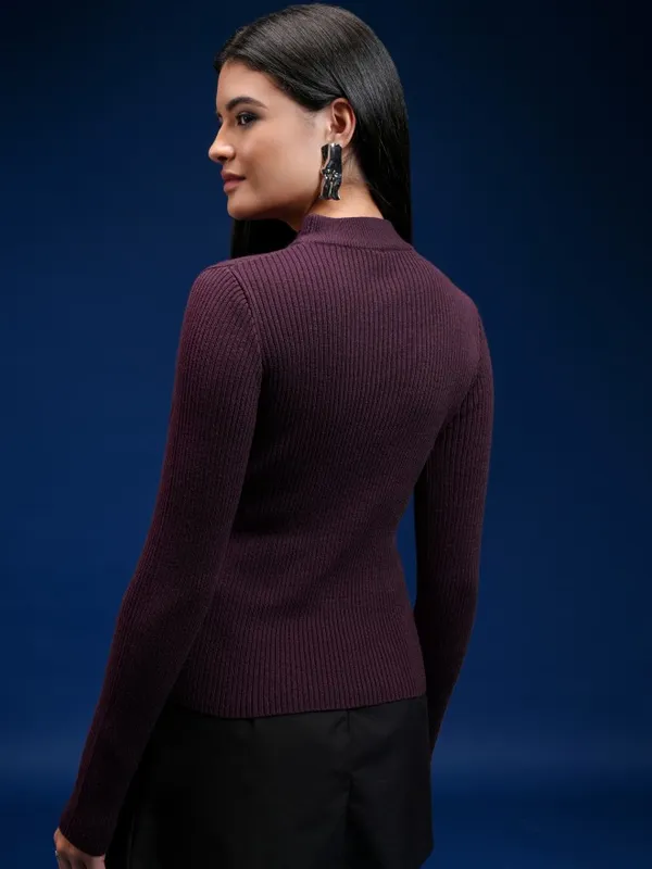 Women Solid Sweater