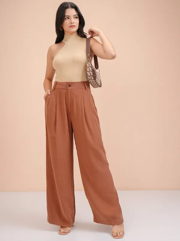 Tokyo Talkies Women Grey Turtle Neck Sweater