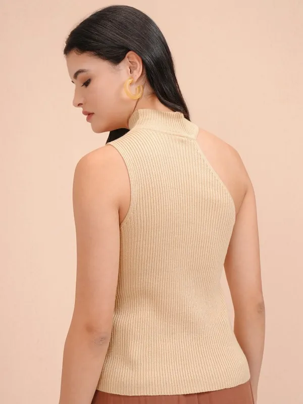 Tokyo Talkies Women Grey Turtle Neck Sweater