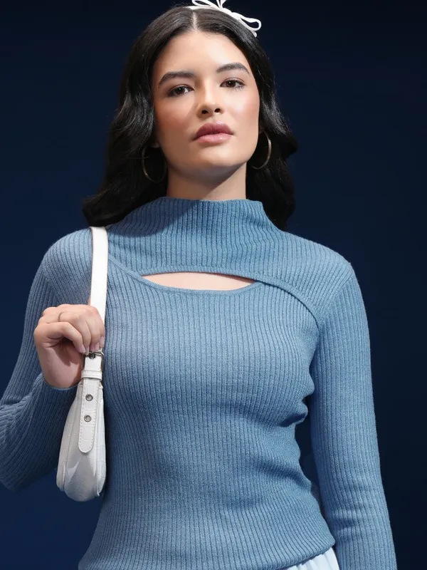 Women Ribbed Sweater