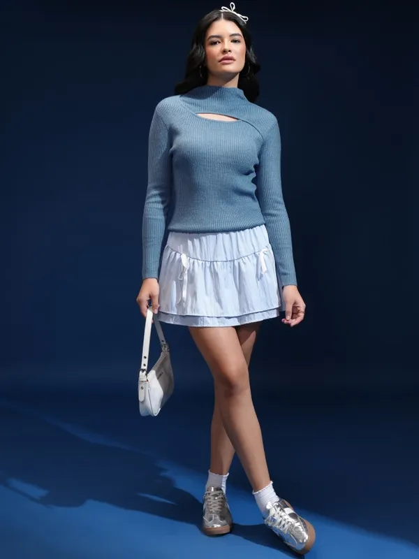 Women Ribbed Sweater