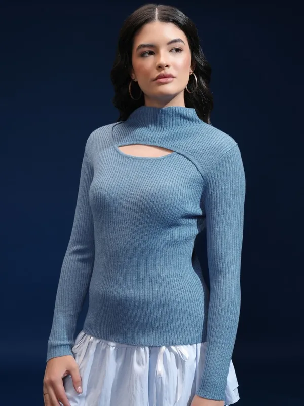 Women Ribbed Sweater