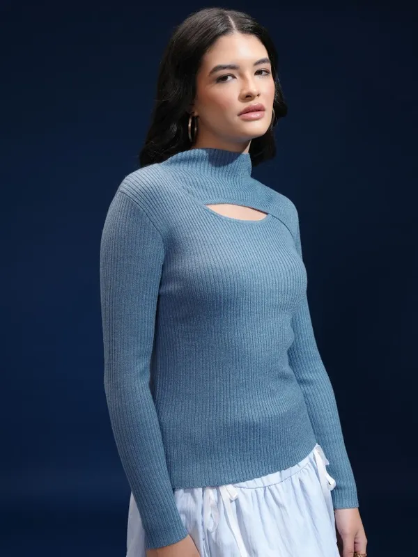 Women Ribbed Sweater