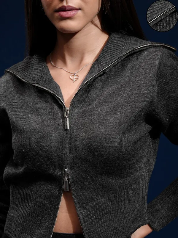 Women Solid Sweater