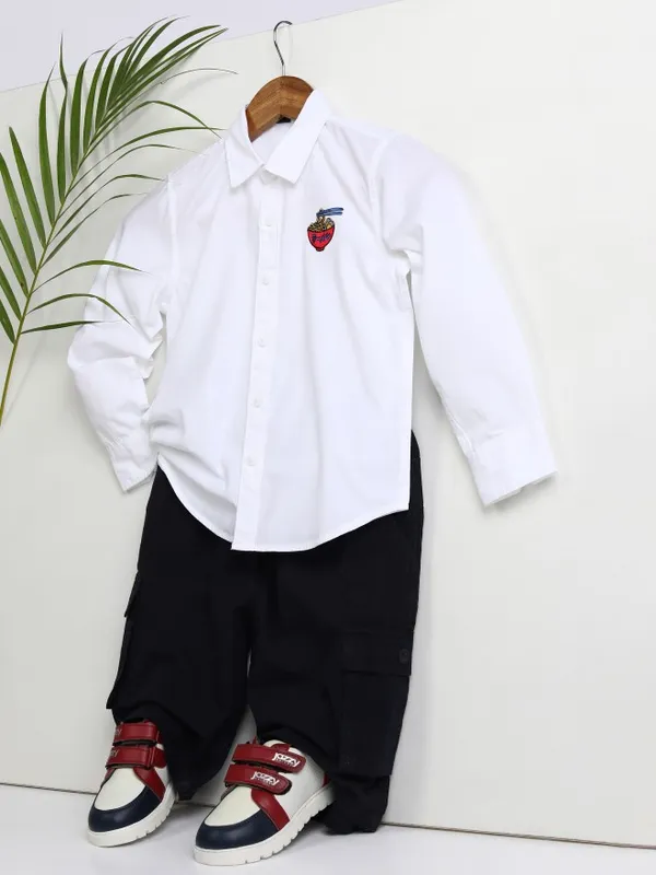 Boys Slim Fit Casual Shirt