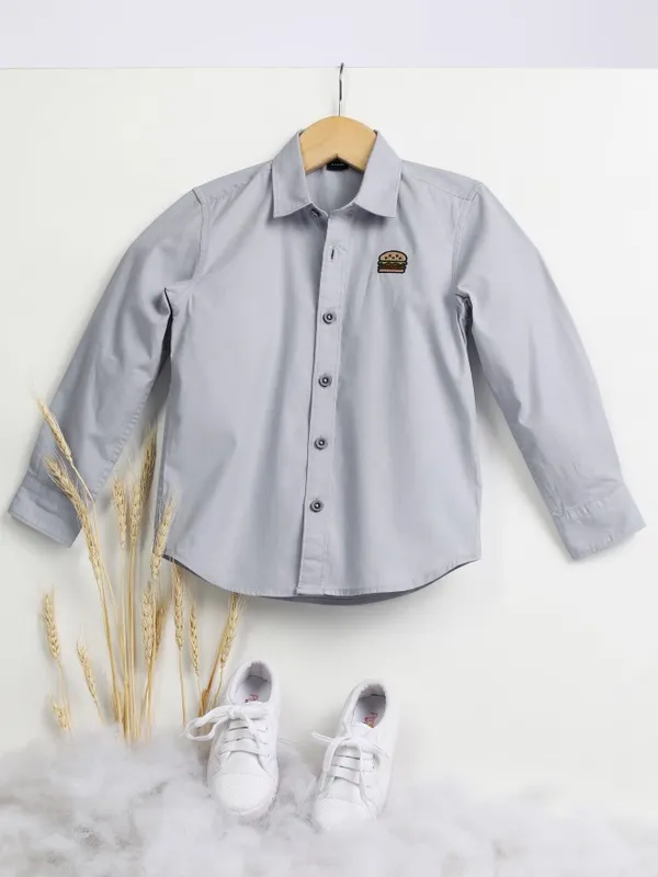Boys Slim Fit Casual Shirt