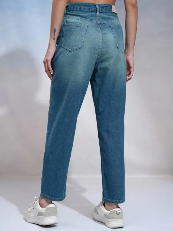 Tokyo Talkies Women Blue Relaxed Fit Stretchable Jeans
