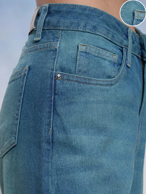 Tokyo Talkies Women Blue Relaxed Fit Stretchable Jeans