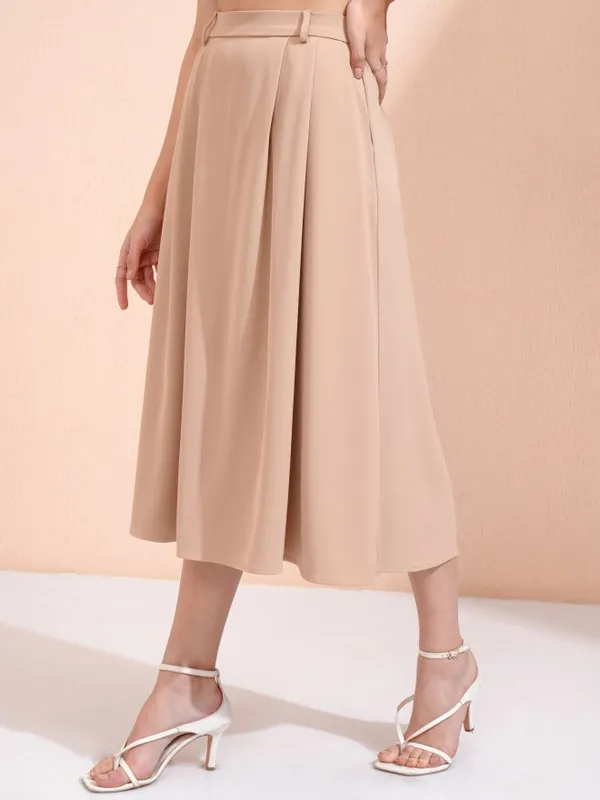 A-Line Midi Skirt