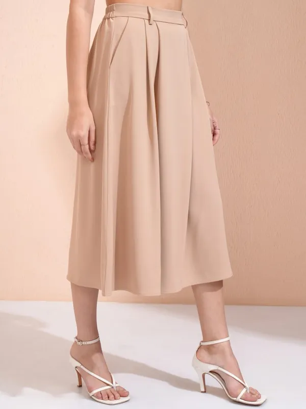 A-Line Midi Skirt