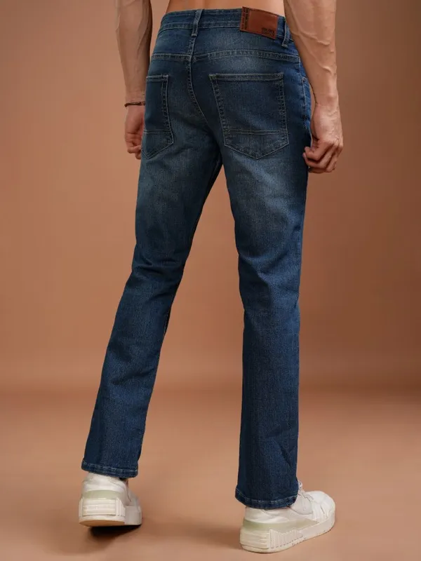 Highlander Men Blue Straight fit Stretchable Jeans