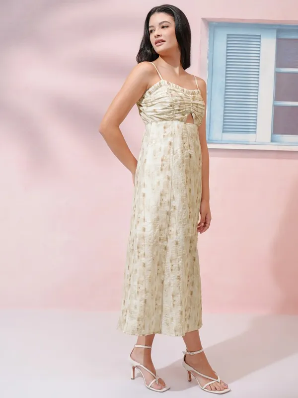 Self Design Maxi Dress