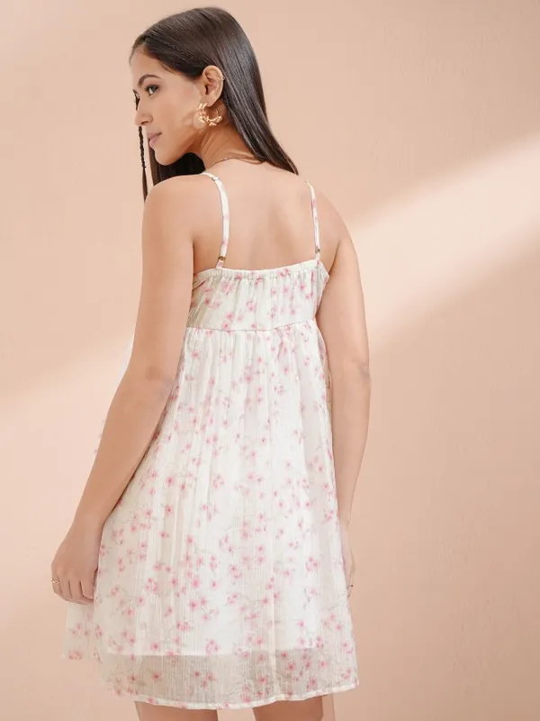 Printed Empire Dress