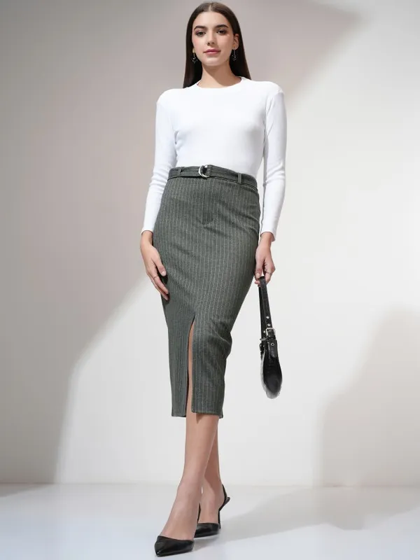 Pencil Midi Skirt