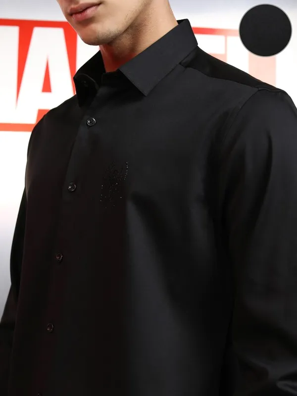 Spider-Man Men Slim Fit Casual Shirt