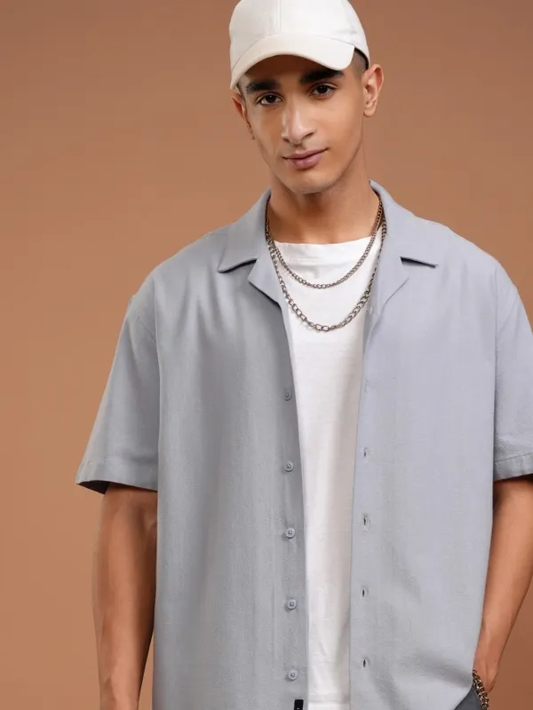 Men Relaxed Fit Casual Shirt