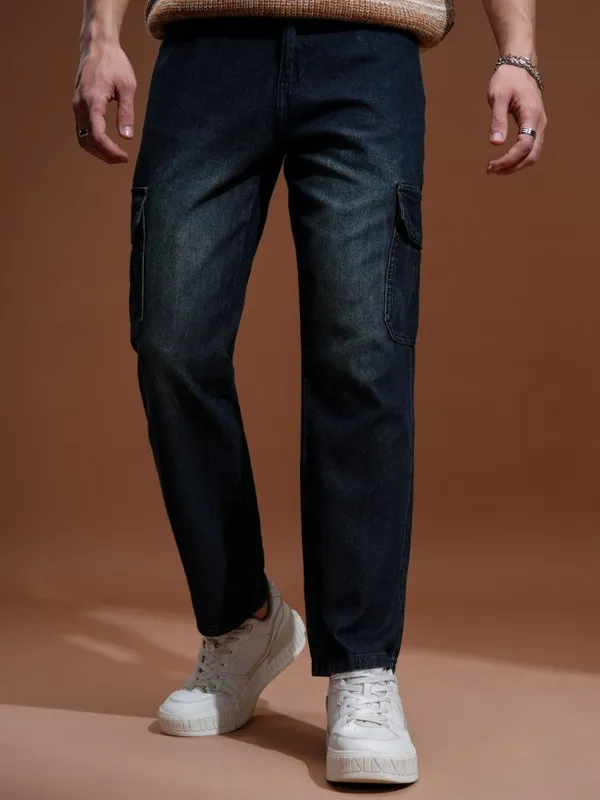 Purple By Highlander Men Blue Straight Fit Jeans