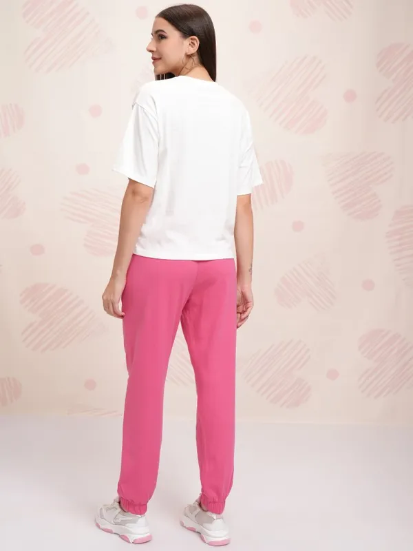 Winnie The Pooh Women T-Shirt With Joggers Co-Ords