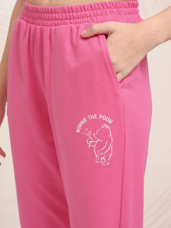 Winnie The Pooh Women T-Shirt With Joggers Co-Ords