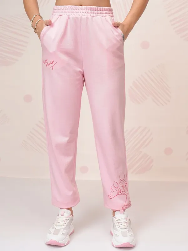 Mickey Mouse Women T-Shirt With Joggers Co-Ords