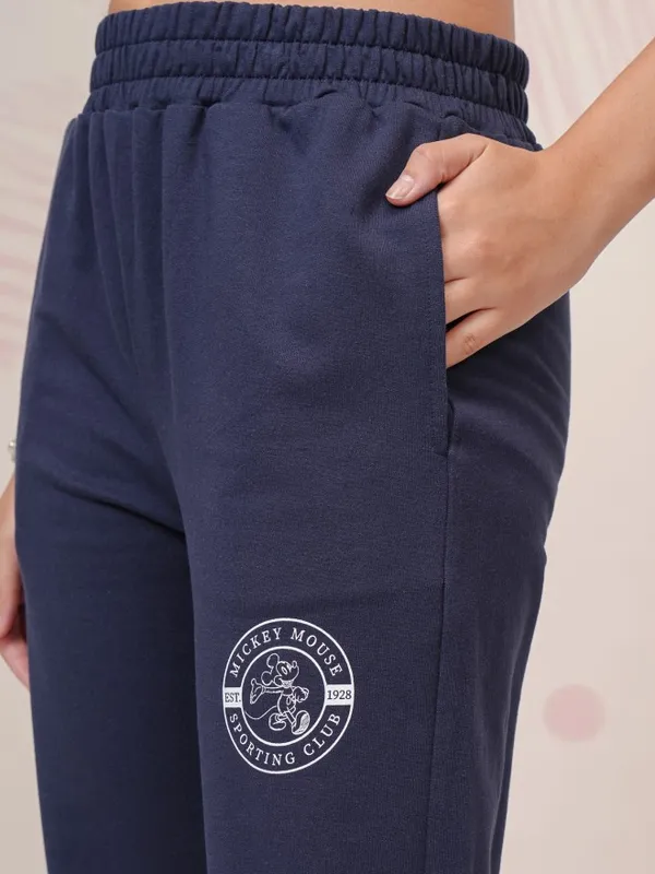 Mickey Mouse Women T-Shirt With Joggers Co-Ords