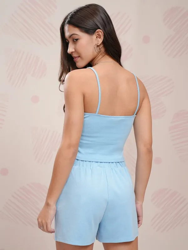 Stitch Women Top With Shorts Co-Ords
