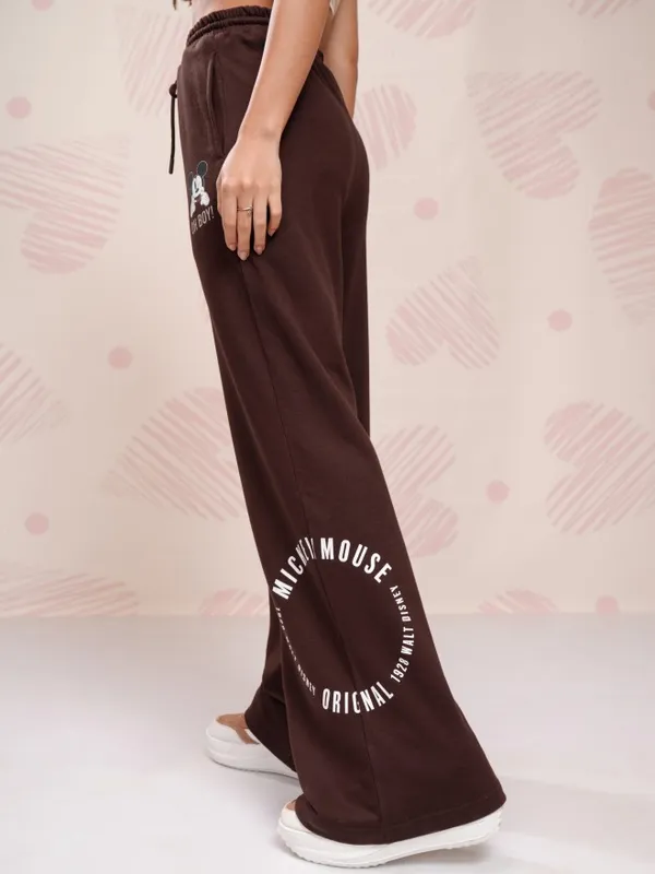 Mickey Mouse Women Straight Fit Track Pant