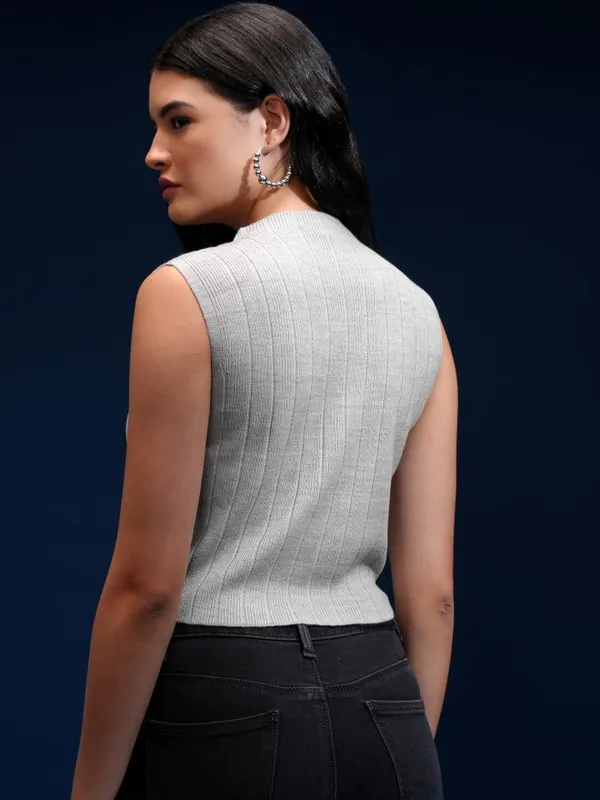 Women Self Design Sweater