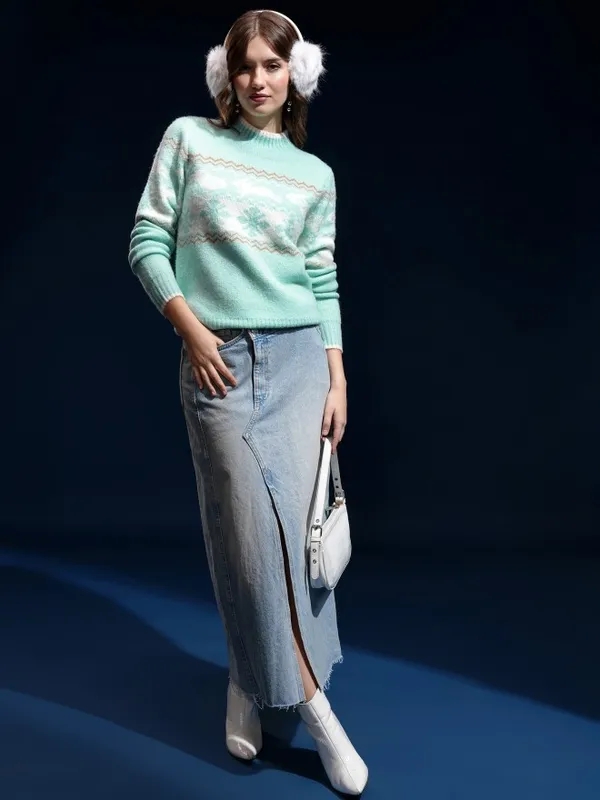 Women Ribbed Sweater